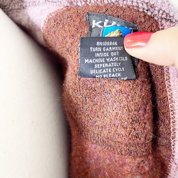 Kuhl Alfpaca Pink Color Block Zip Up Hiking Sweatshirt Small - Picture 8 of 8